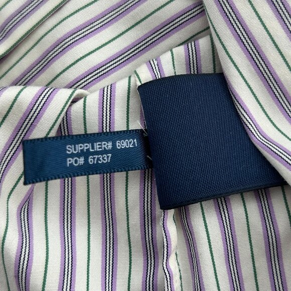 Ralph Lauren Preppy Romantic Ruffle Striped Blouse – Size 6 Small - Picture 10 of 10